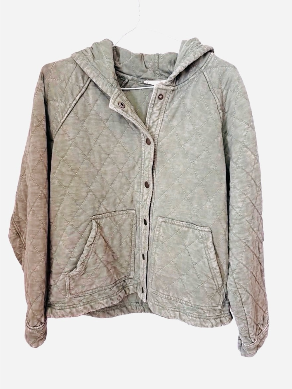 Jane and Delancey sun faded effect hooded jacket